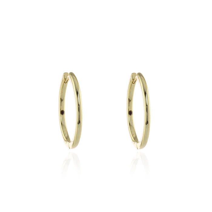 Henley Large 25mm Huggie Gold Hoops