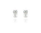 Corin Clip On Earrings Platinum Plated