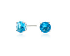 Lana with Blue Swarovski Crystal Earrings