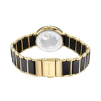 BERING Ladies Black/Gold Ceramic Watch with Diamond 11429-732