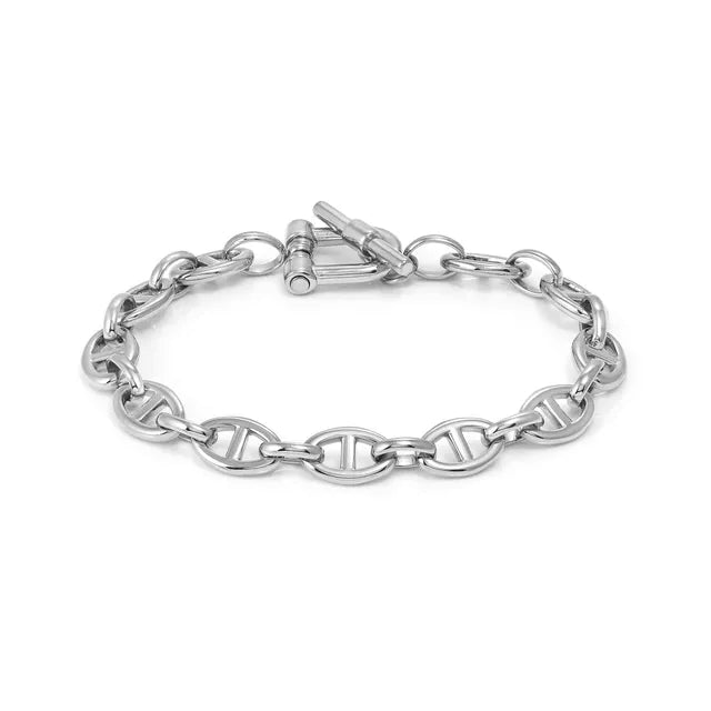 Nomination Ecclectica Silver Tone T-Bar Bracelet