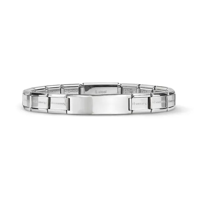 Nomination Trendsetter Bracelet with Engravable Plate