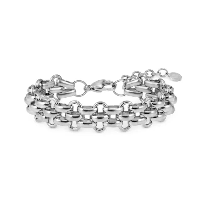 Wear&Style Byzantine Chain Bracelet