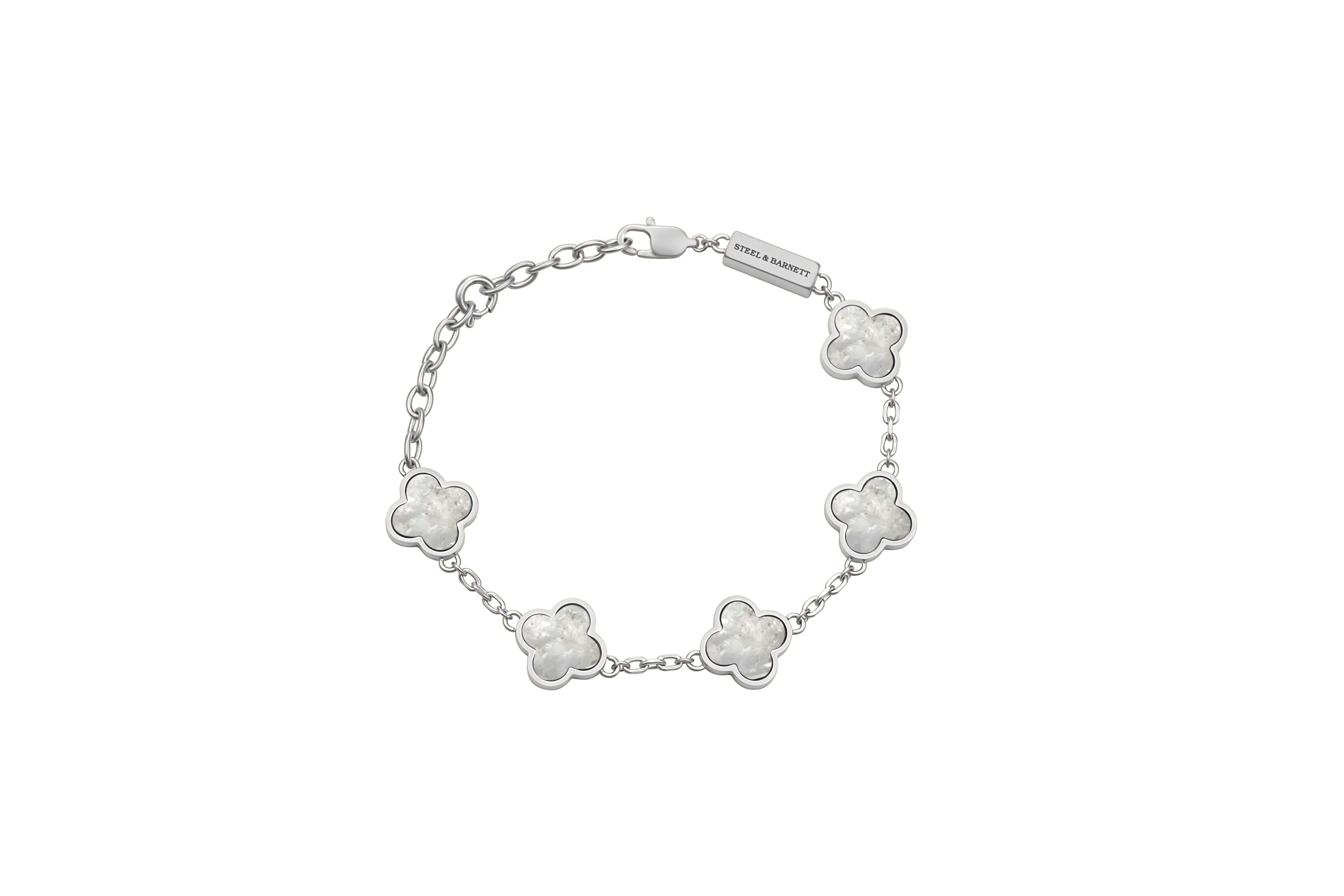 Clover Bracelet Natural White