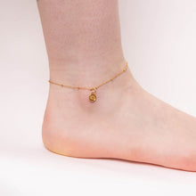 Load image into Gallery viewer, Gold Fine Trace And Ball Chain Anklet
