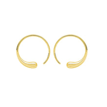 Load image into Gallery viewer, Luna Hoops in Gold Vermeil
