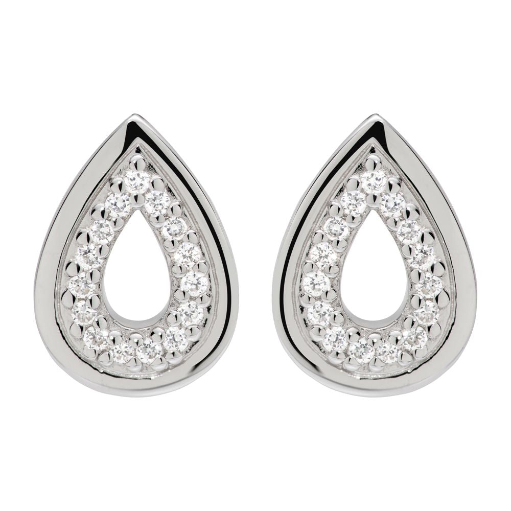 Teardrop Sterling Silver Earrings ME-929