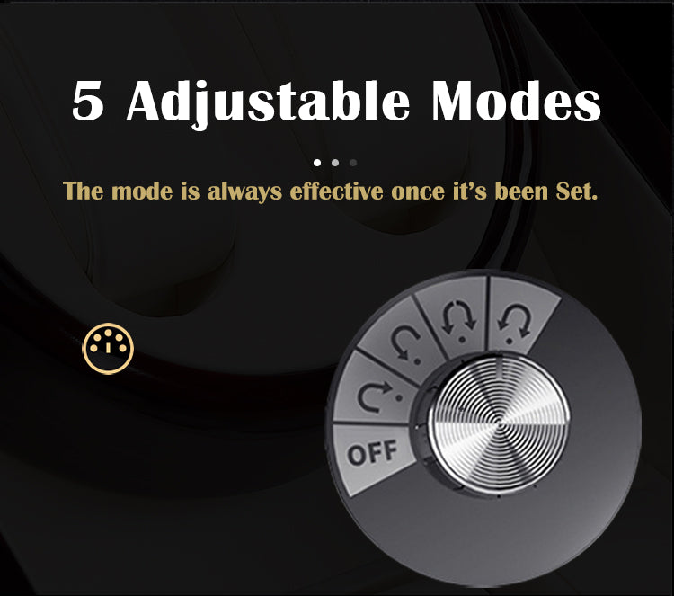 Double Watch Winder Black Wood & Cream