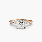 Solitaire with Eternity Pavé