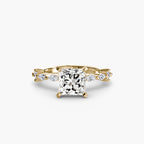 Solitaire with Eternity Pavé