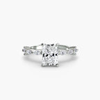 Solitaire with Eternity Pavé