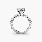 Solitaire with Eternity Pavé