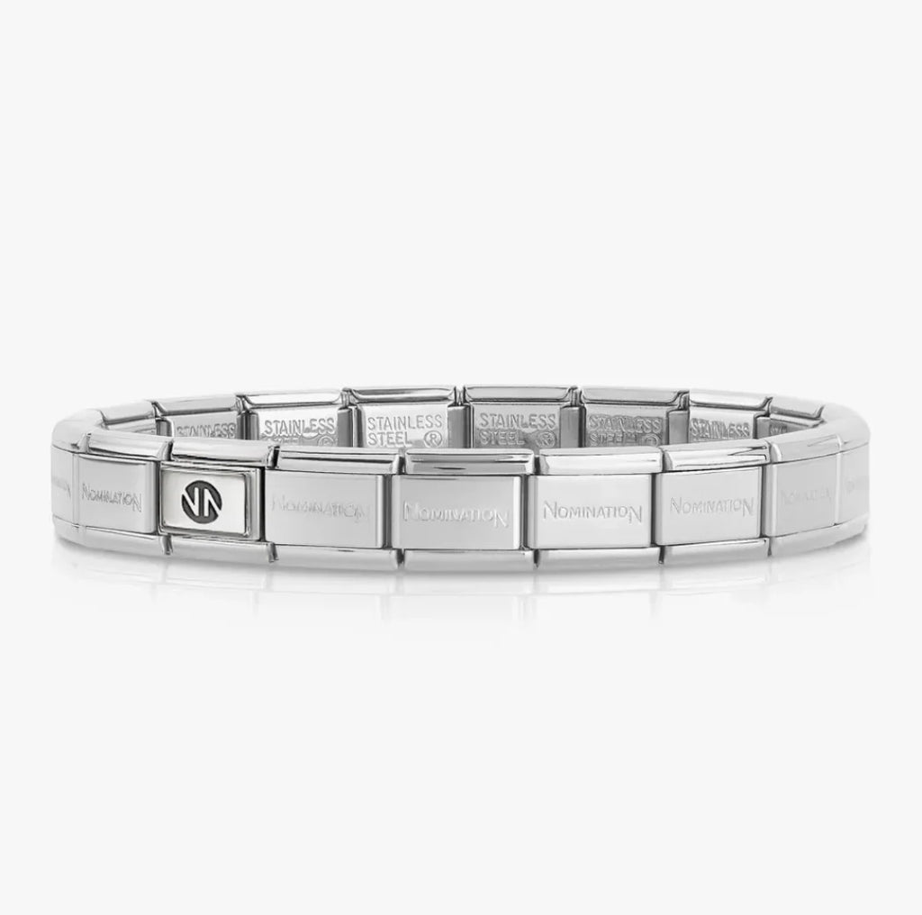 Nomination Classic band in stainless steel Base Charm Bracelet