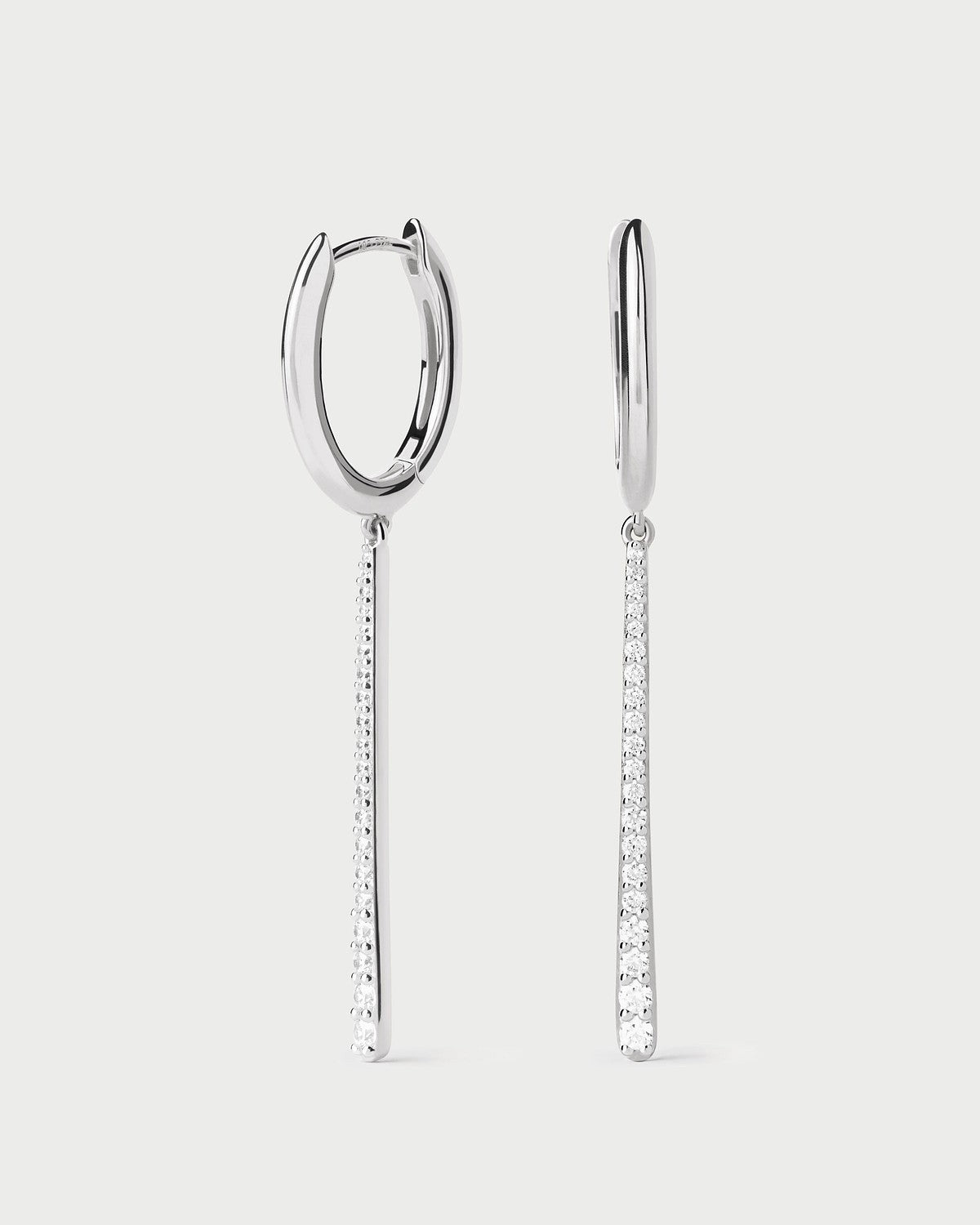 Olga Silver Hoops