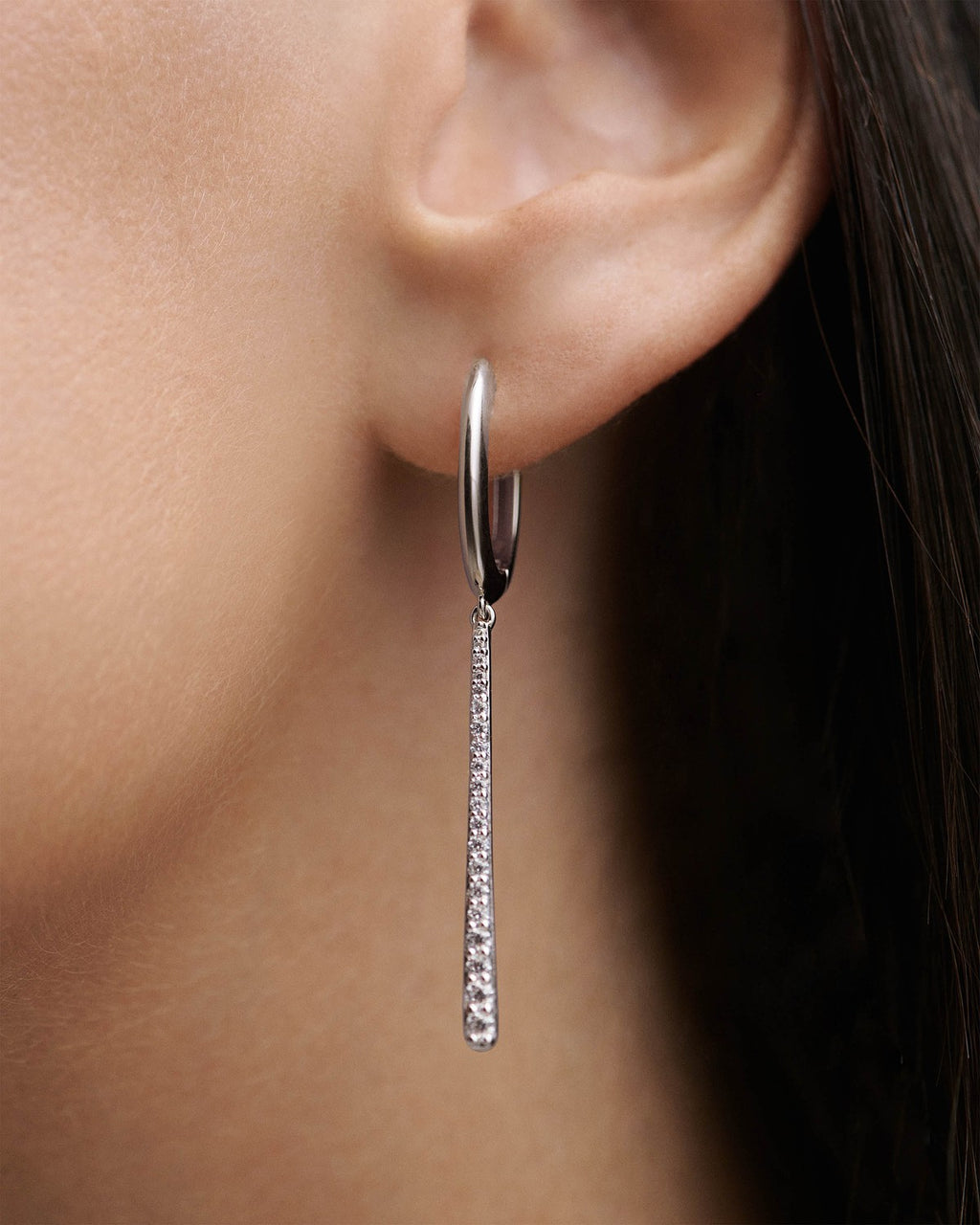 Olga Silver Hoops