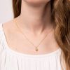 Gold Plated Palm Leaf Pendant Charm