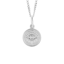 Load image into Gallery viewer, Silver Evil Eye Charm Pendant Charm
