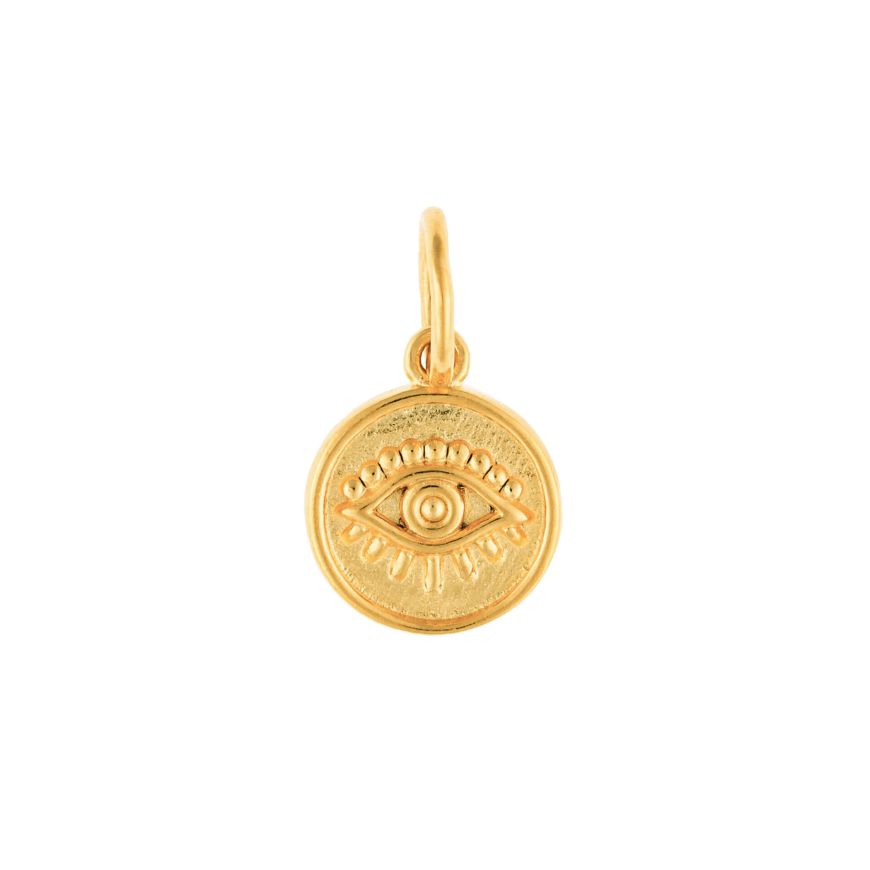 Gold Evil Eye Charm Pendant Charm