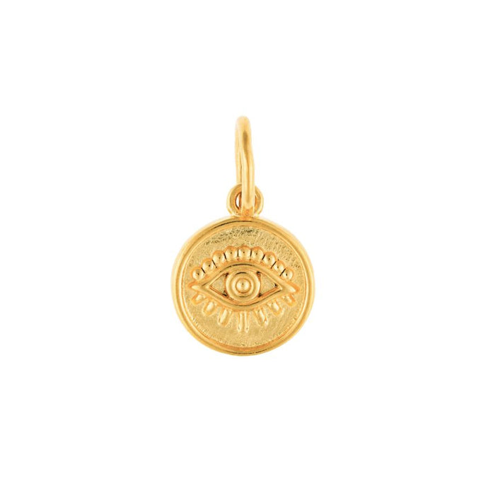 Gold Evil Eye Charm Pendant Charm