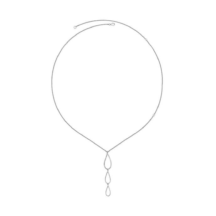 Tri Petal Long Pendant PNL1