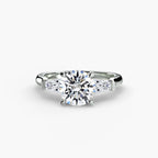 Three-Stone Ring (Baguette Side Stones)