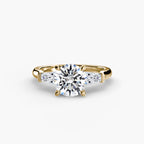 Three-Stone Ring (Baguette Side Stones)