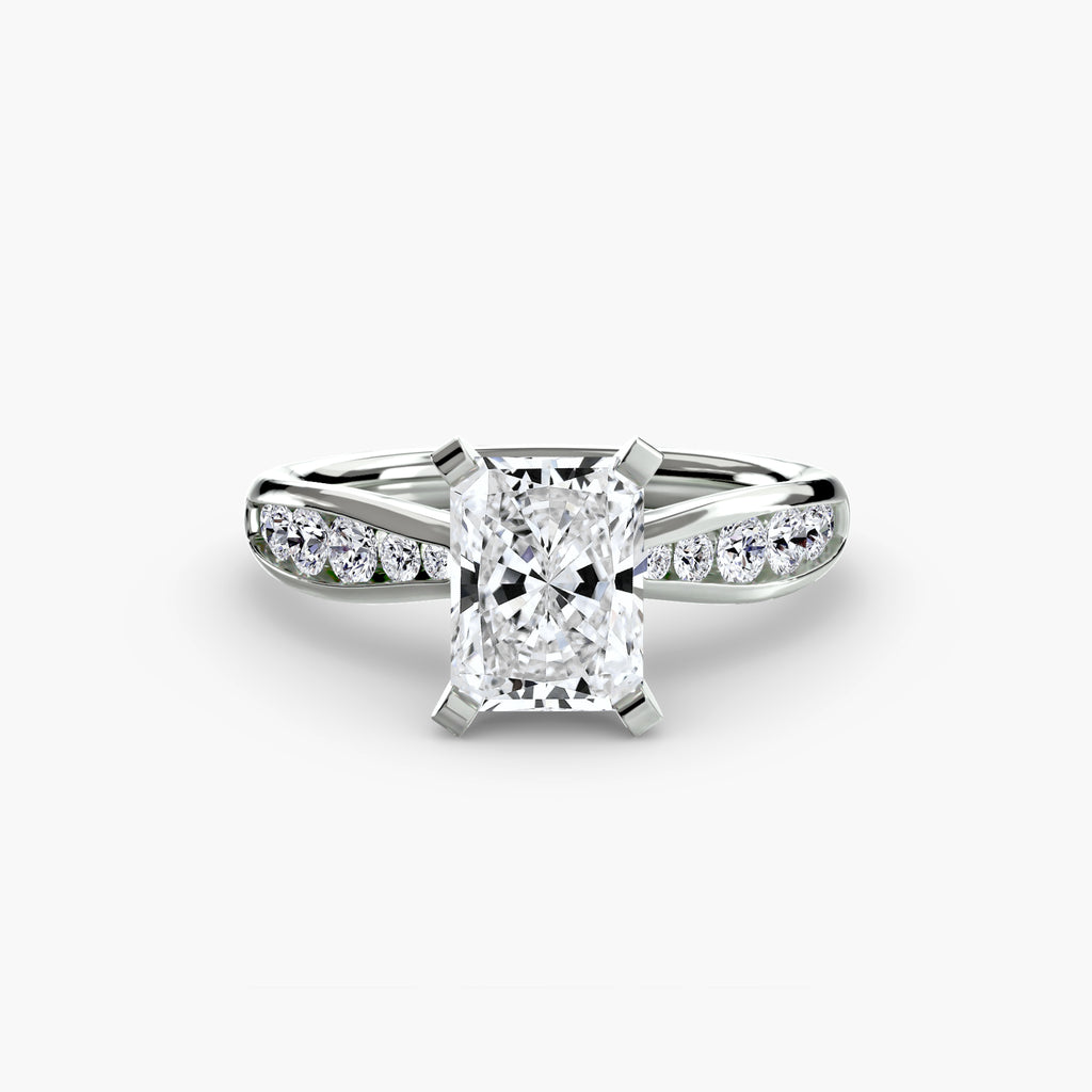 Solitaire with Pavé 3