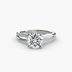 The Split Shank Pavé Solitaire