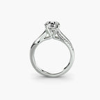 The Split Shank Pavé Solitaire
