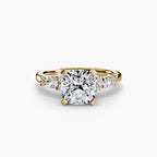 The Floral Accent Solitaire