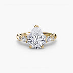 The Floral Accent Solitaire