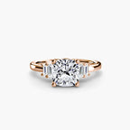 Baguette Accent Solitaire
