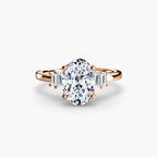 Baguette Accent Solitaire