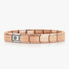 Nomination CLASSIC Rose Gold Coloured Base Charm Bracelets in stainless steel