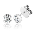 Rubover 5mm Round Earrings