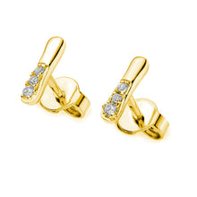 Load image into Gallery viewer, Gold Skinny Drip Studs SDS2G
