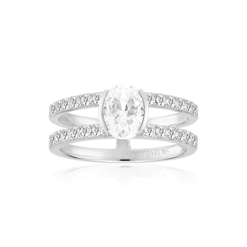 Ellisse Carezza Piccolo Ring