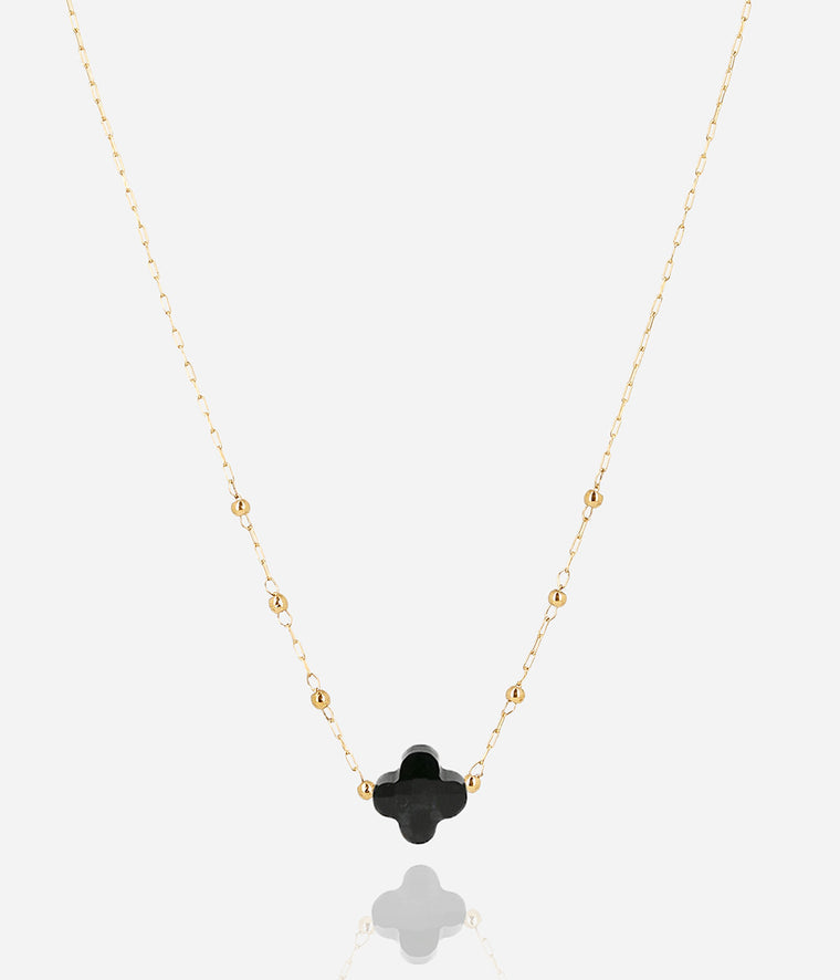 Zag Bijoux Black Onyx Velasquez Necklace