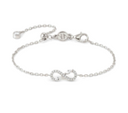 SHINE ME UP bracelet in 925 silver and cubic zirconia White Infinity