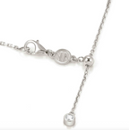 SHINE ME UP necklace in 925 silver and cubic zirconia White Infinity