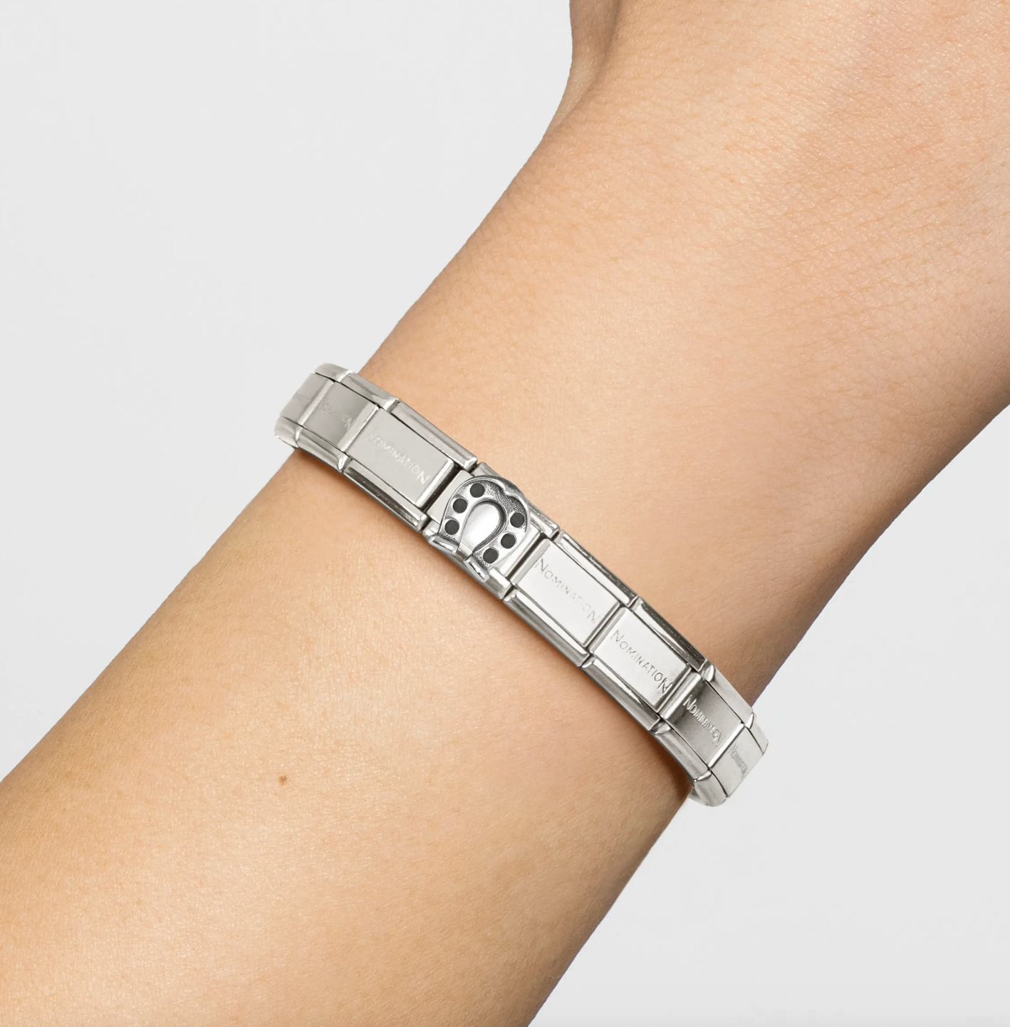 Nomination Silver upside down Horseshoe