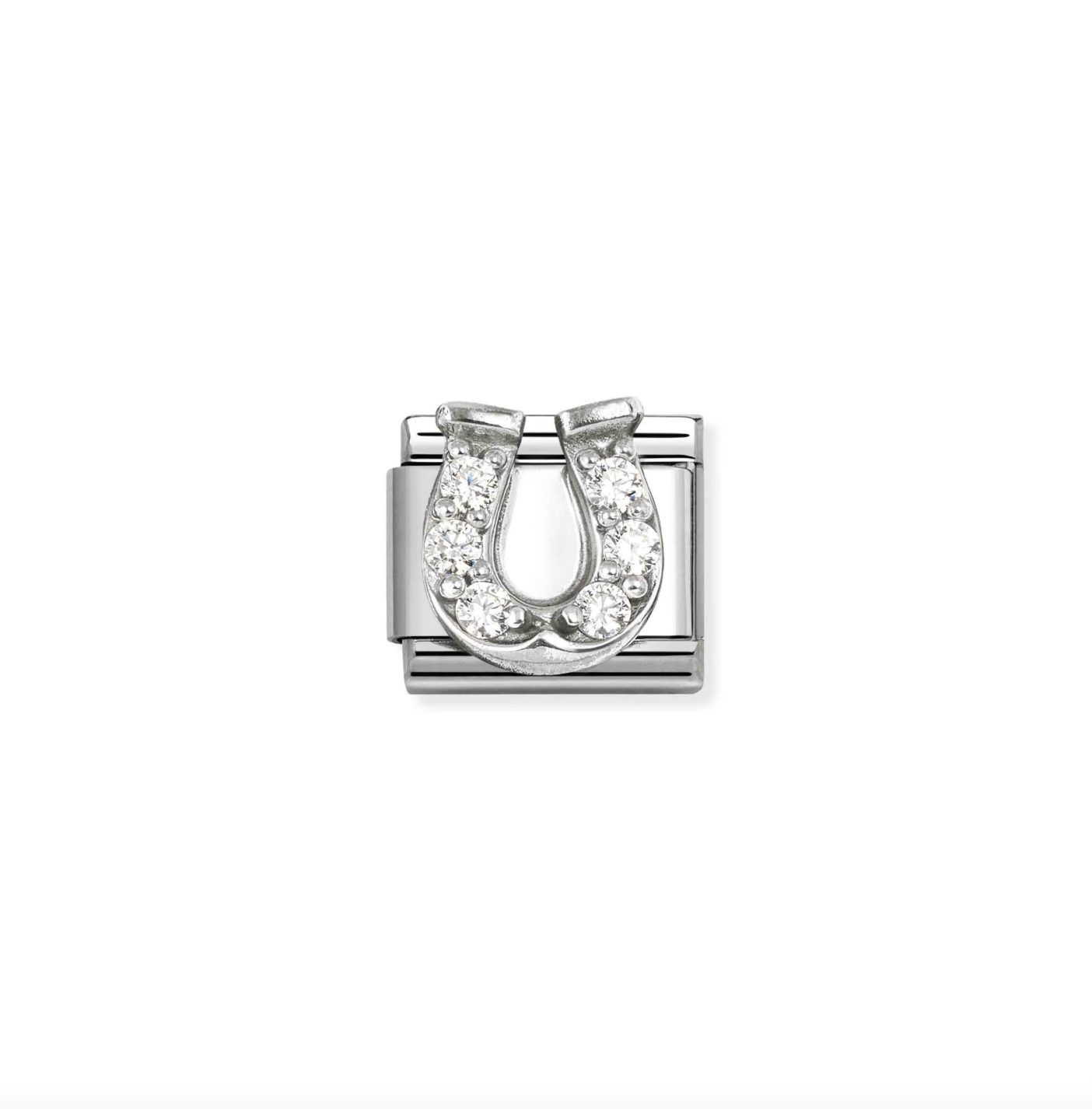 Nomination Silver CZ Horseshoe