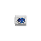 Nomination Silver CZ Blue drop