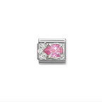Nomination Silver CZ Pink drop