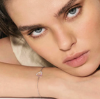 SHINE ME UP bracelet in 925 silver and cubic zirconia Heart With Pink CZ