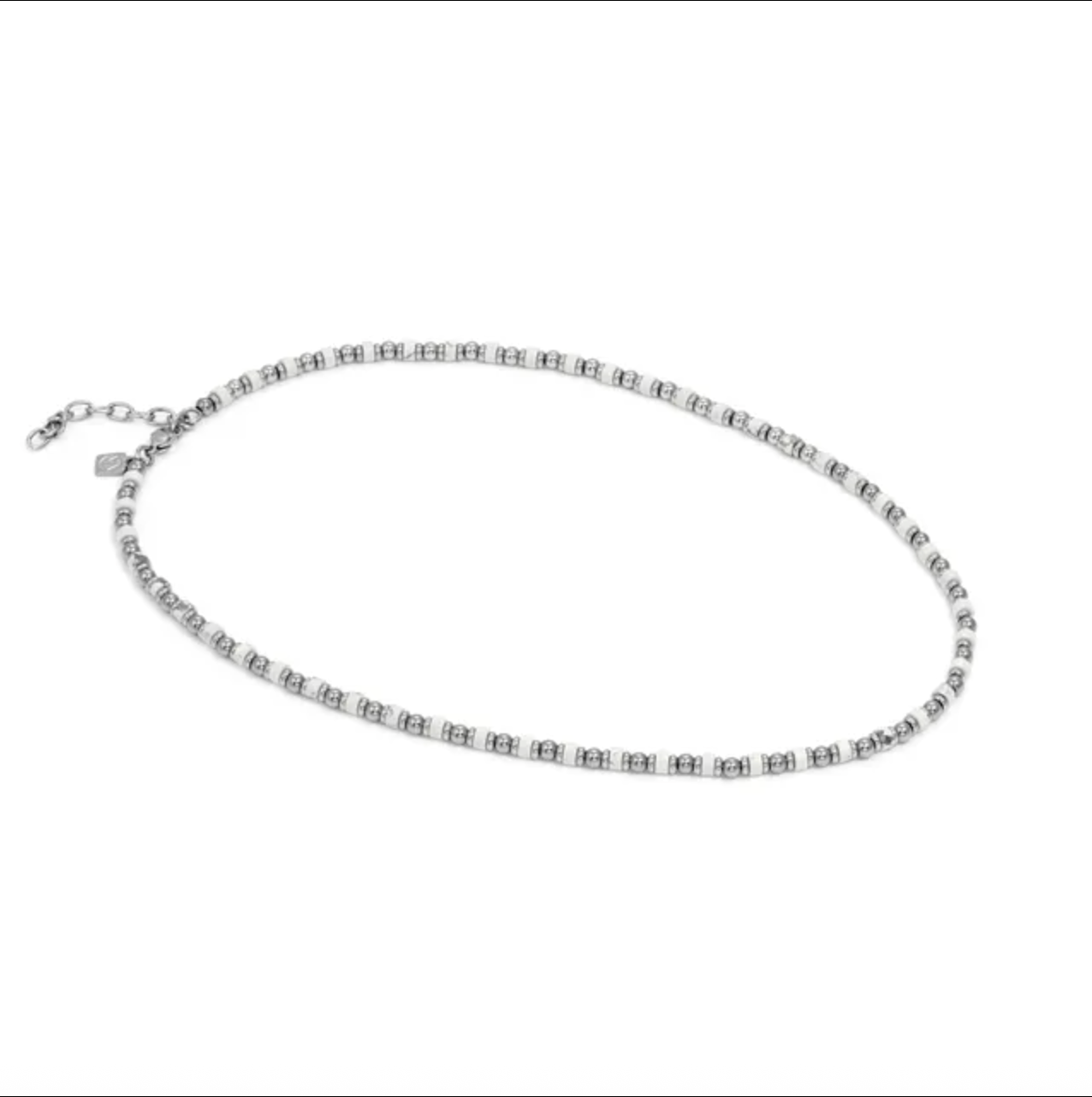 INSTINCTSTYLE Sea Edition necklaces in steel and natural stones White Turquoise