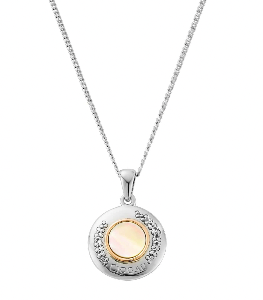 Clogau® Celebration Sterling Silver Pendant with Mother of Pearl & Topaz