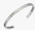 Ripple Texture Cuff Bangle
