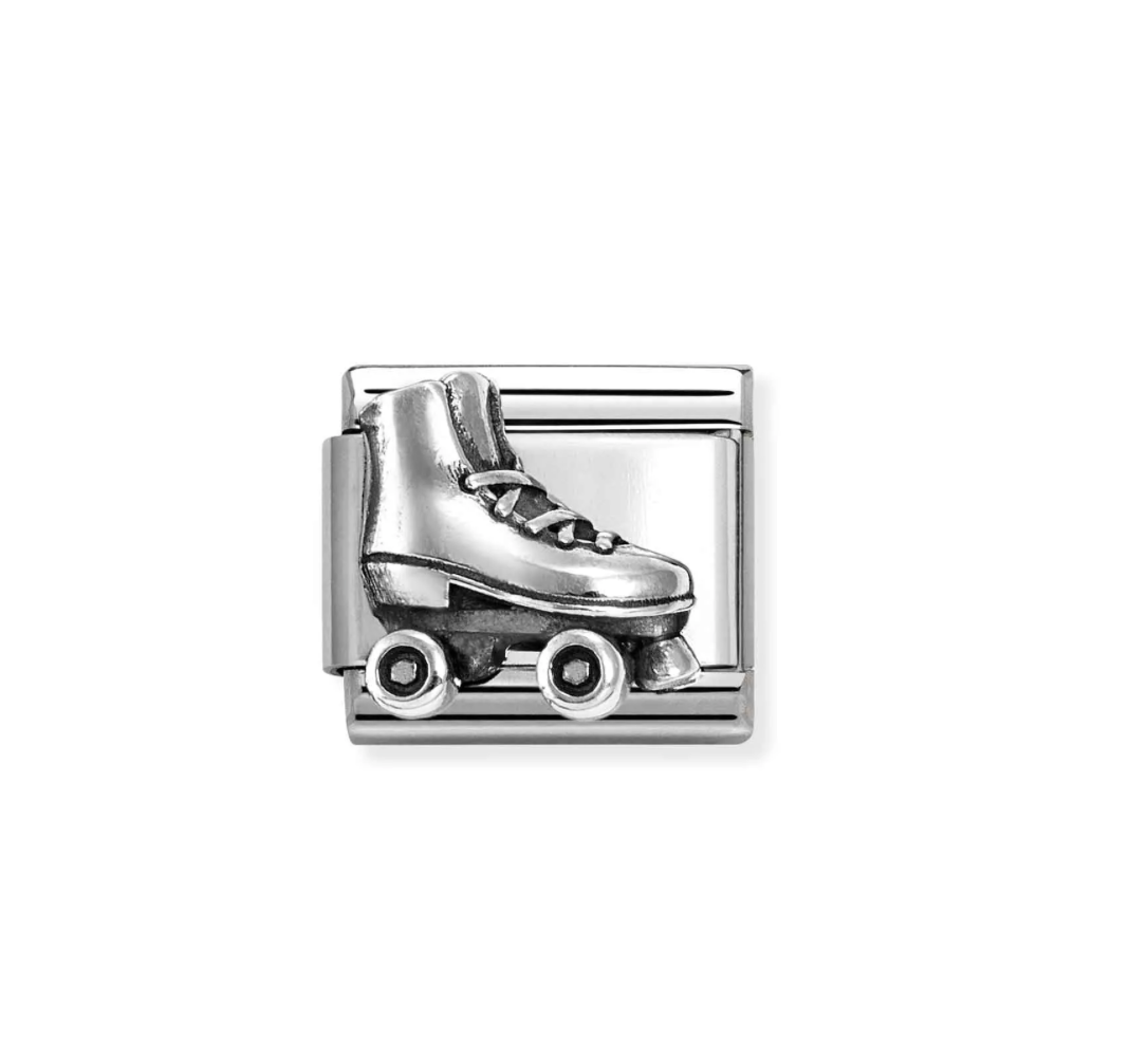 Nomination Classic Silver Roller skate Charm