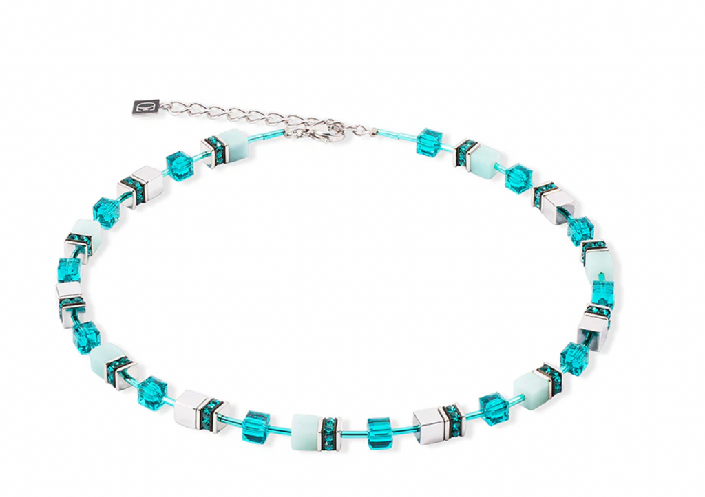 Geocube Amazonite Turquoise Necklace